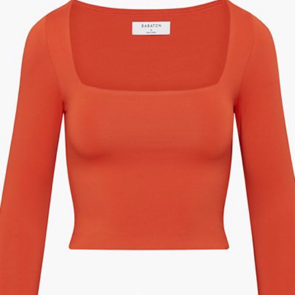 BABATON contour square neck top